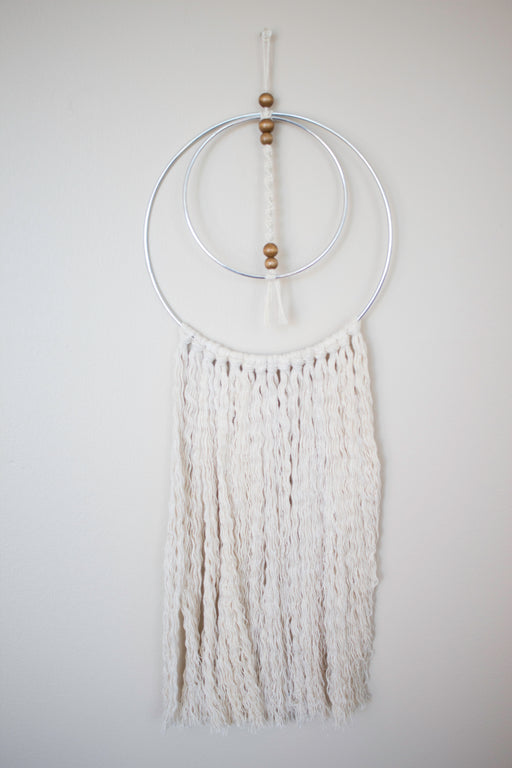 Silver Macrame Mobile